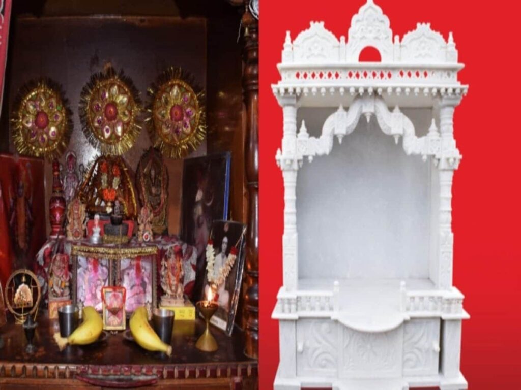 Brighten Your Home Temple for Navratri 2024: Instant Shine with Wood or Marble!