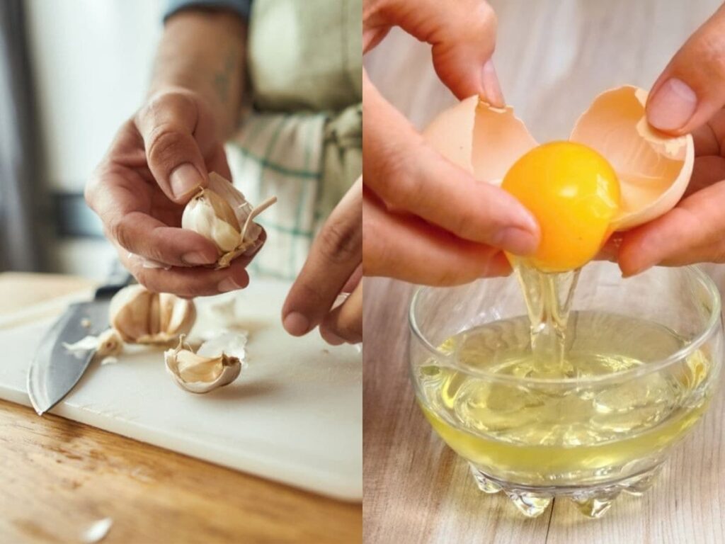 Master Easy Tricks for Mess-Free Garlic Chopping and Egg Cracking!