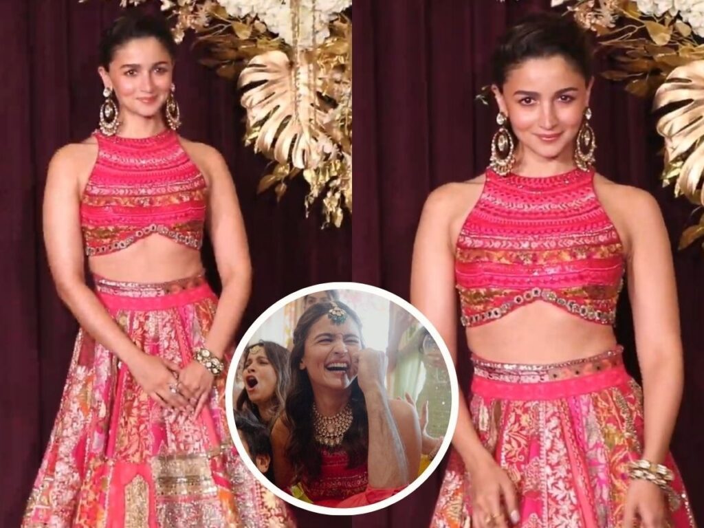 Alia Bhatt Dazzles Again: Repeats Mehndi Ceremony Dress at Diwali Bash!