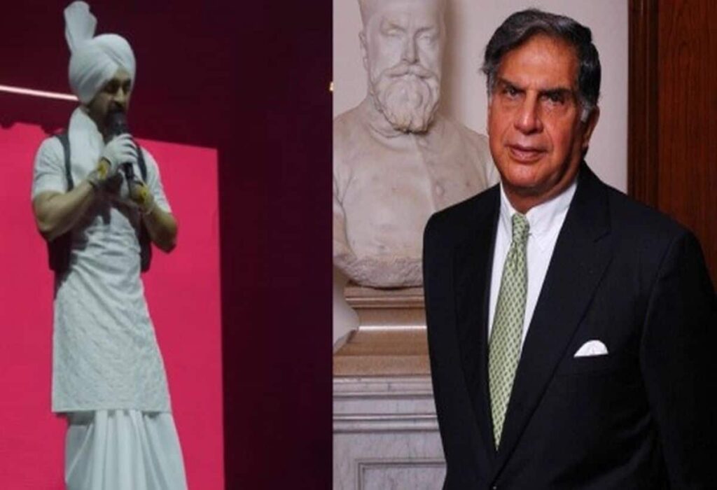 Diljit Dosanjh pays tribute to Ratan Tata during concert, remarks on his unblemished life; watch video.