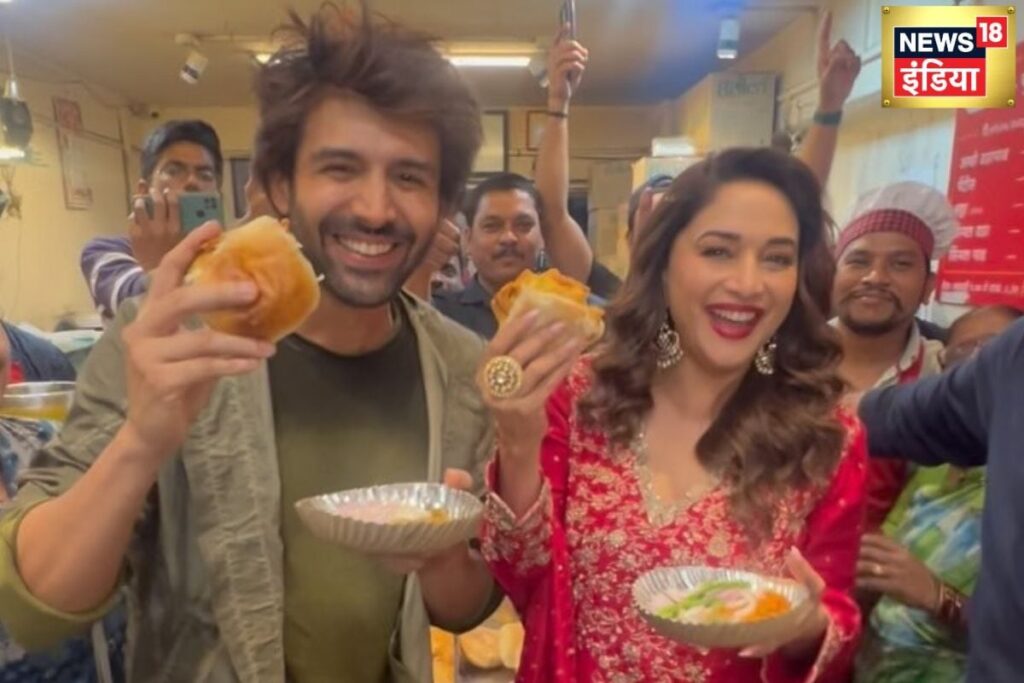 Madhuri Dixit Celebrates Diwali with Karthik in Bhool Bhulaiyaa Style