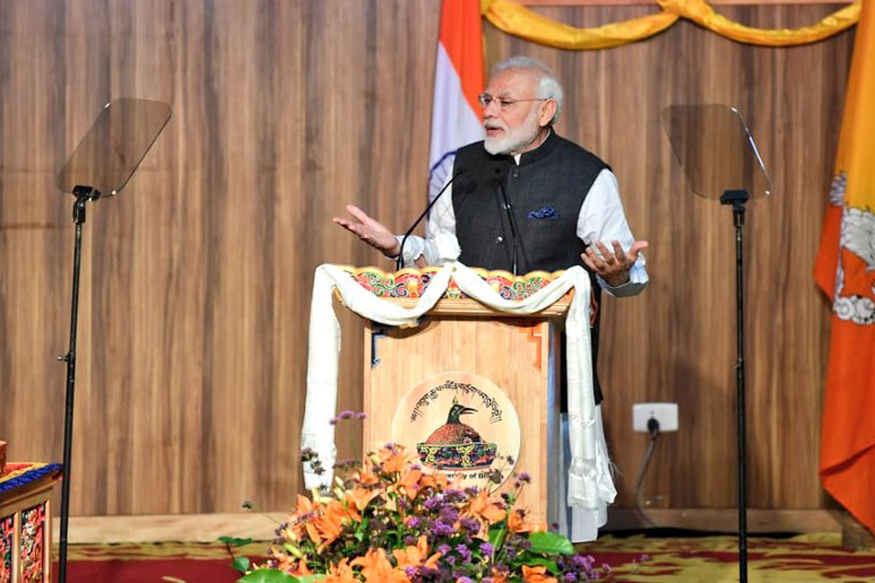 Modi: Bhutanese Scientists Will Build Satellites One Day