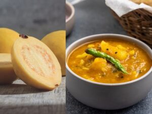 Relish Tangy-Sweet Guava Curry with Flavorful Methi Parathas!