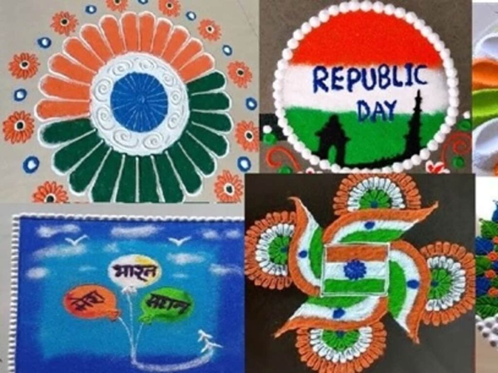 Stand Out This Republic Day with a Flag-Inspired Rangoli Design!