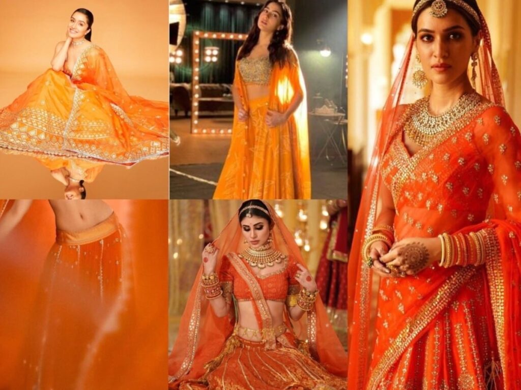 Stunning Orange Lehenga for Every Occasion: Check Out These Photos!